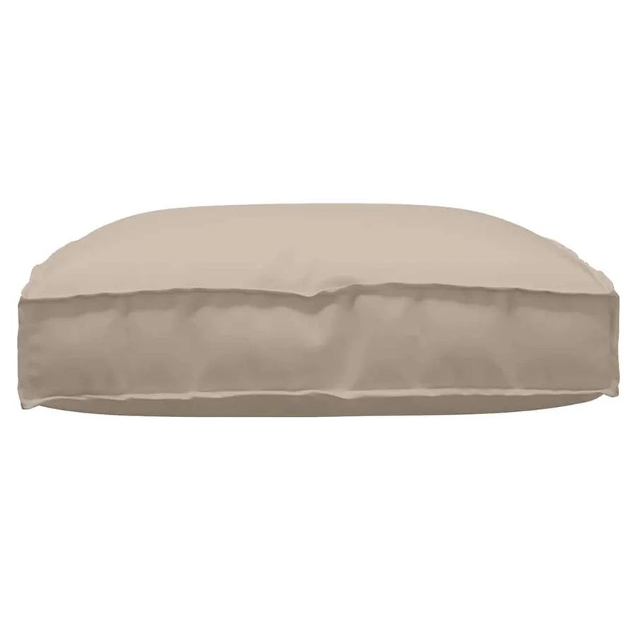 Coussin Taupe 80 x 80 x 12 cm Tissu Oxford - 6