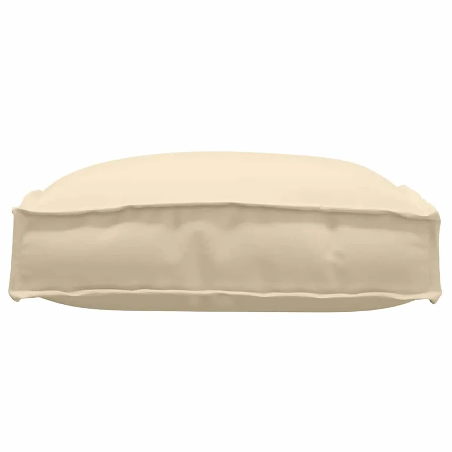 Coussin 6 pcs Beige 40 x 40 x 8 cm Tissu Oxford - 7