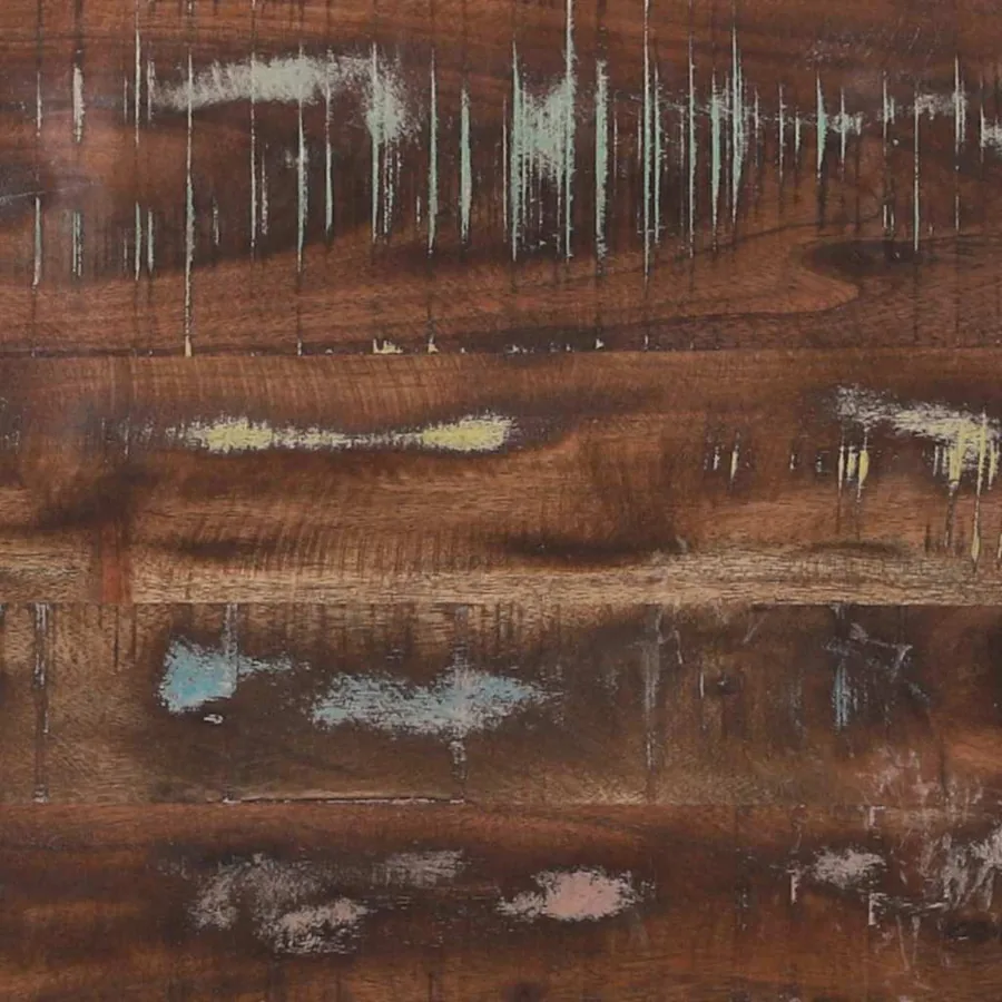 Boîte de rangement Multicolore Bois massif de récupération - 12