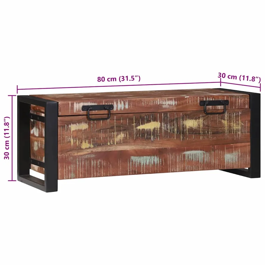 Coffres de rangement avec stockage 80 x 30 x 30 cm - 13
