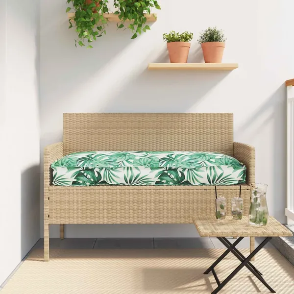 Coussin Motif feuille 120 x 60 x 12 cm Tissu Oxford Feuille