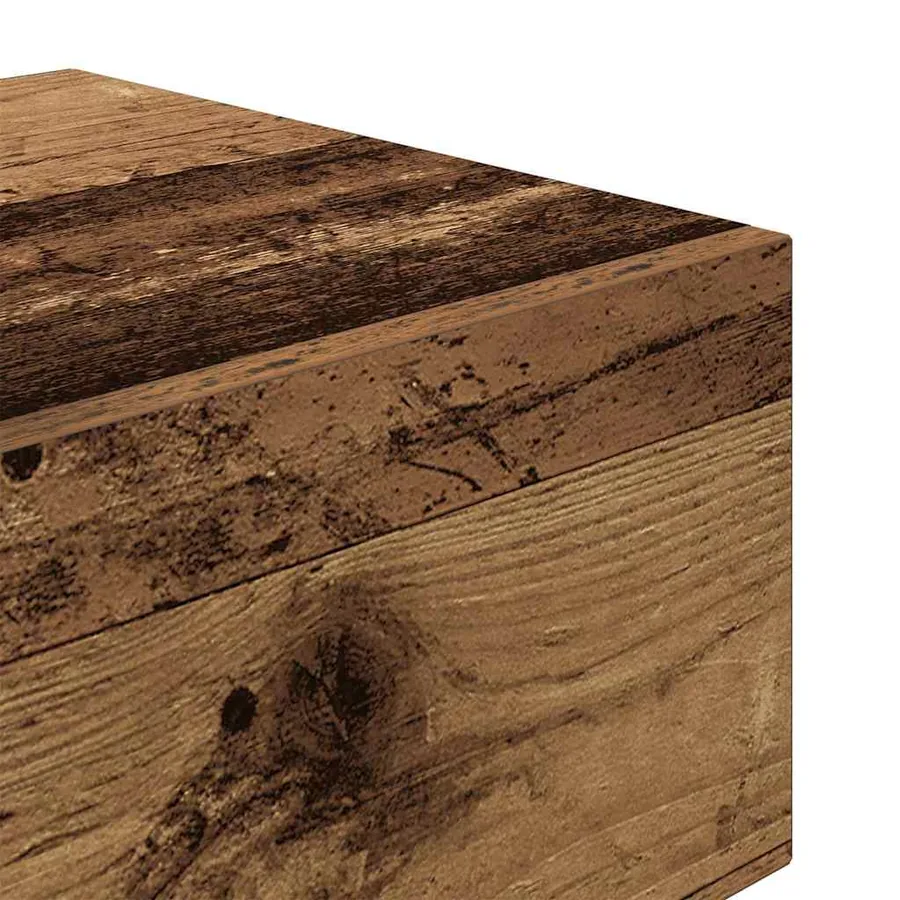Cabinet de chevet avec tiroir Bois ancien 70 x 36 x 40,5 cm - 12