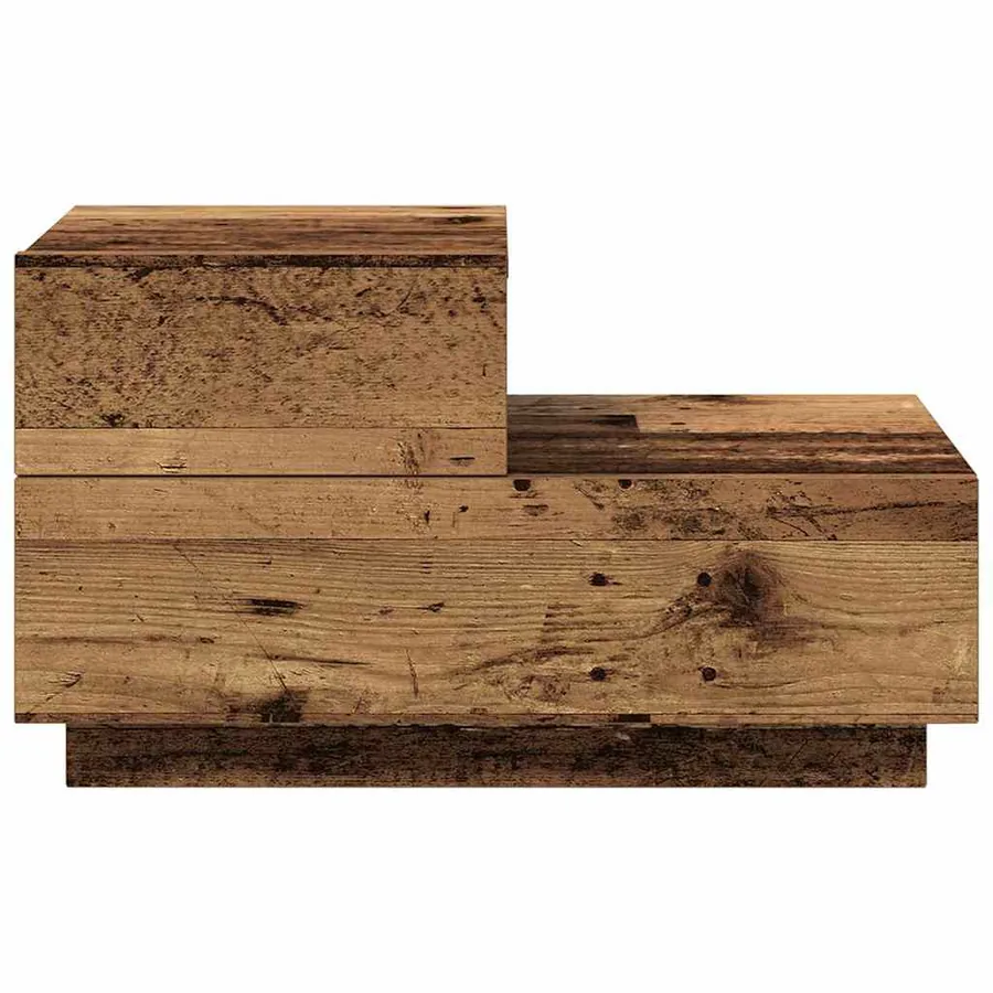 Cabinet de chevet avec tiroir Bois ancien 70 x 36 x 40,5 cm - 7