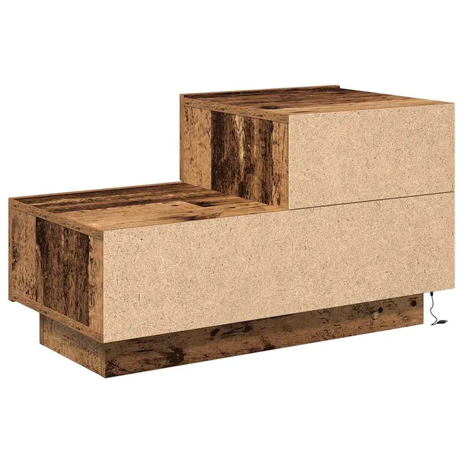 Cabinet de chevet avec tiroir Bois ancien 70 x 36 x 40,5 cm - 9