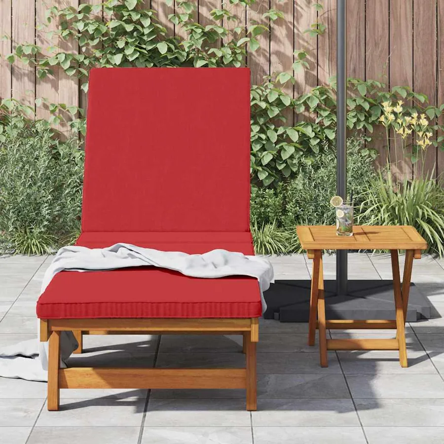 Transat Marron 199 x 63 x 85 cm Bois d'Acacia Massif - 3