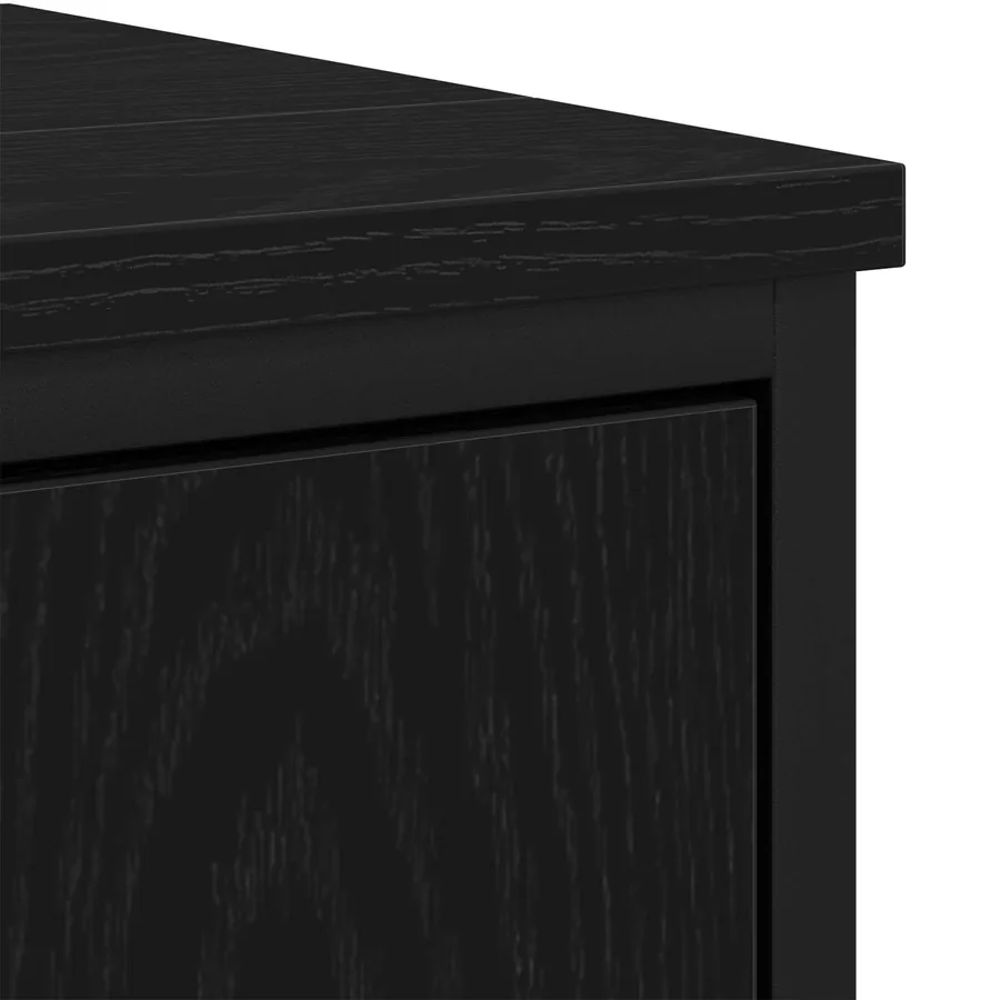 Meuble de Lavabo de Salle de Bain Chêne noir 60 x 30 x 60 cm - 8