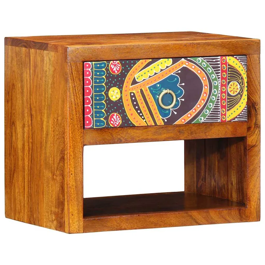 Cabinet de chevet avec tiroir 2 pcs Marron 40 x 35 x 35 cm - 2