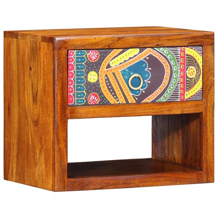 Cabinet de chevet avec tiroir 2 pcs Marron 40 x 35 x 35 cm - 3