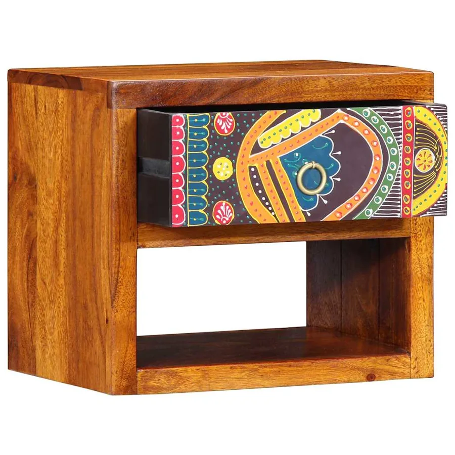 Cabinet de chevet avec tiroir 2 pcs Marron 40 x 35 x 35 cm - 4