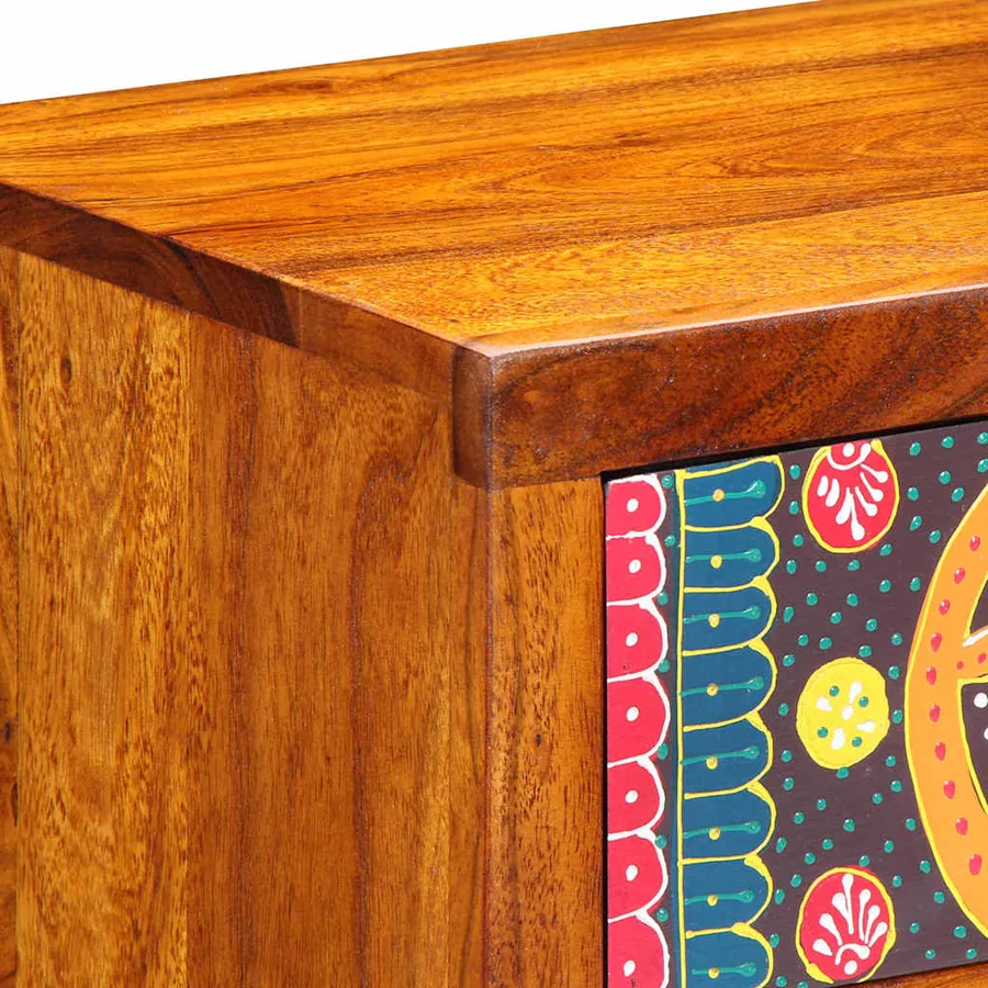 Cabinet de chevet avec tiroir 2 pcs Marron 40 x 35 x 35 cm - 9