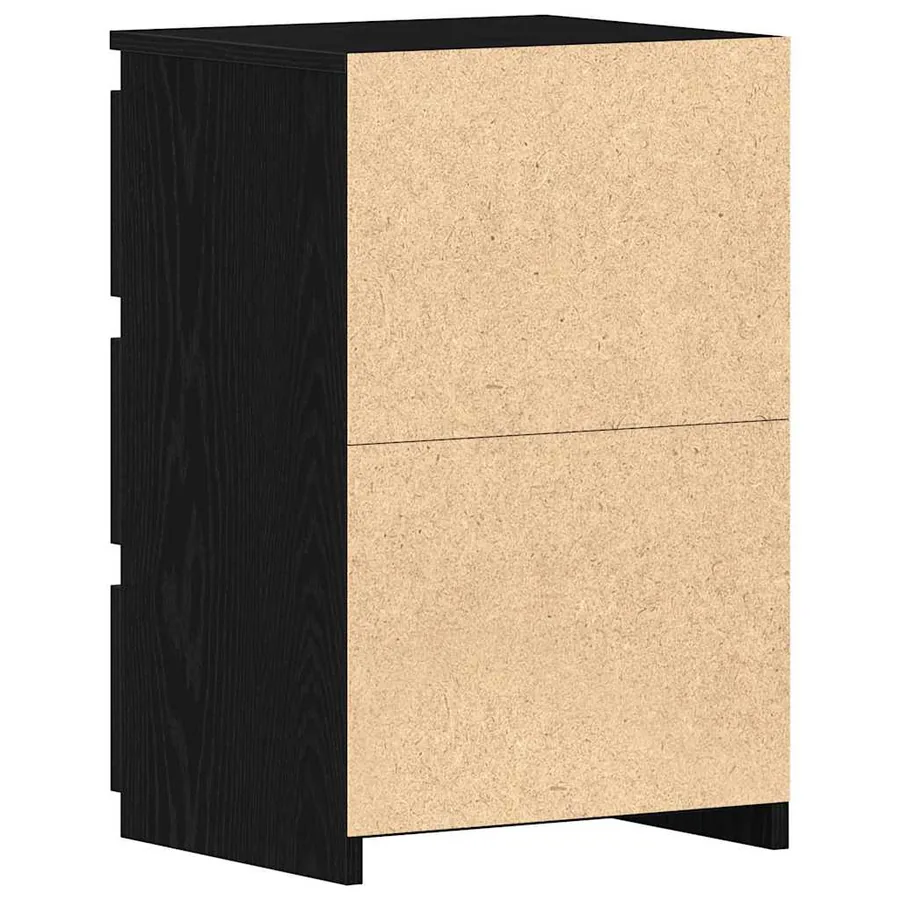 Cabinet de chevet avec tiroir Chêne noir 40 x 35 x 62,5 cm - 6