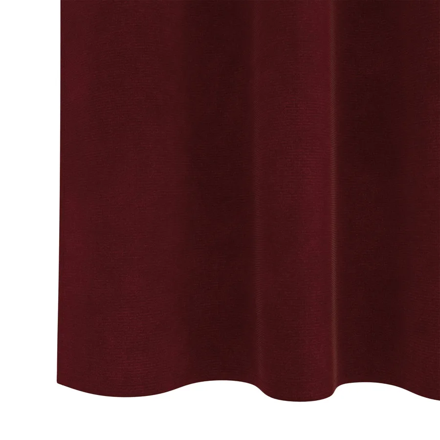 Rideaux occultants 2 pcs Bordeaux 140 x 140 cm Velours - 6