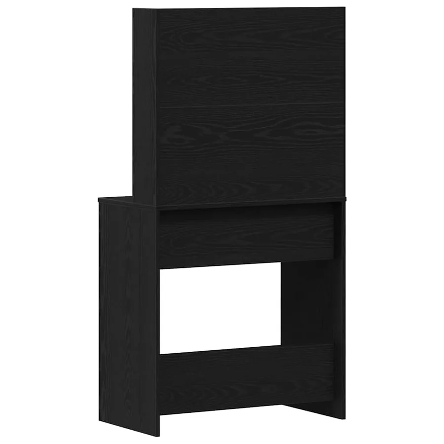 Table de Toilette avec tiroir Chêne noir 74,5 x 40 x 141 cm - 6