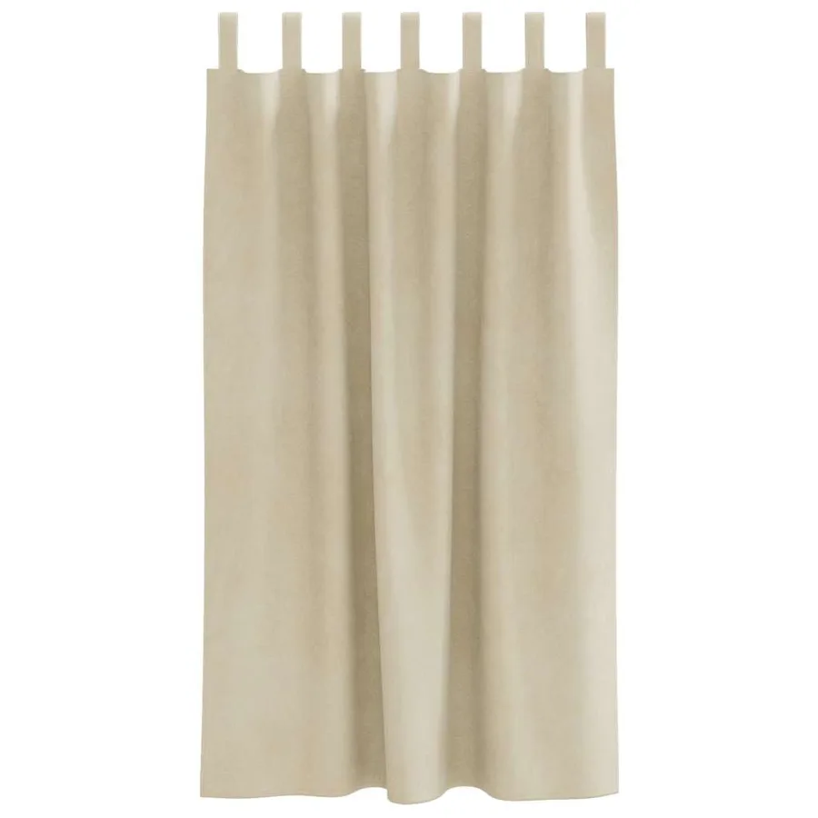 Rideaux occultants 2 pcs Crème 140 x 175 cm Velours - 4