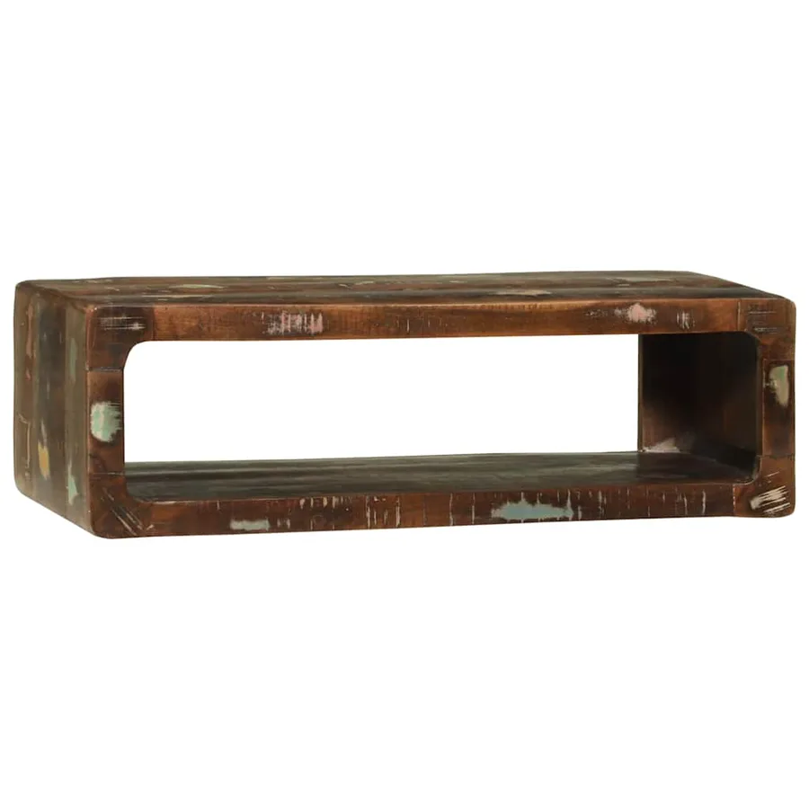 Meuble TV 80 x 30 x 25 cm Bois massif de récupération - 2
