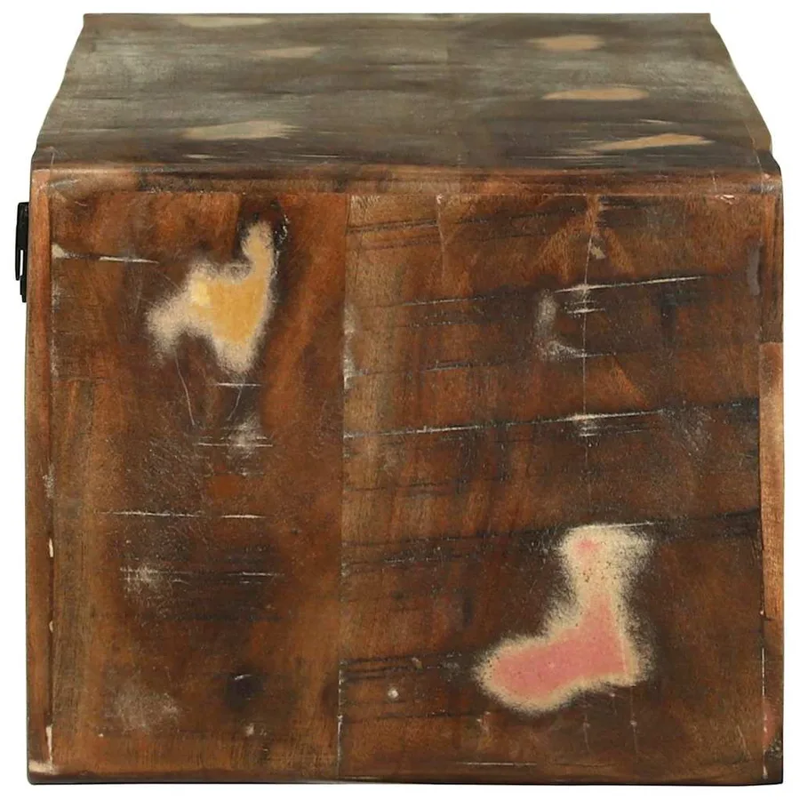 Meuble TV 80 x 30 x 25 cm Bois massif de récupération - 4