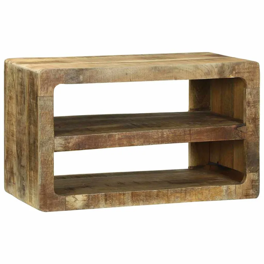 Meuble TV Marron 60 x 32 x 36 cm Bois de manguier massif