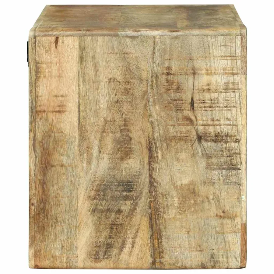 Meuble TV Marron 60 x 32 x 36 cm Bois de manguier massif - 4