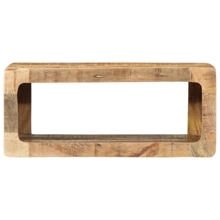 TV Wall Cabinet 60x30x25 cm Solid Wood Rough Mango - Untranslated - 2