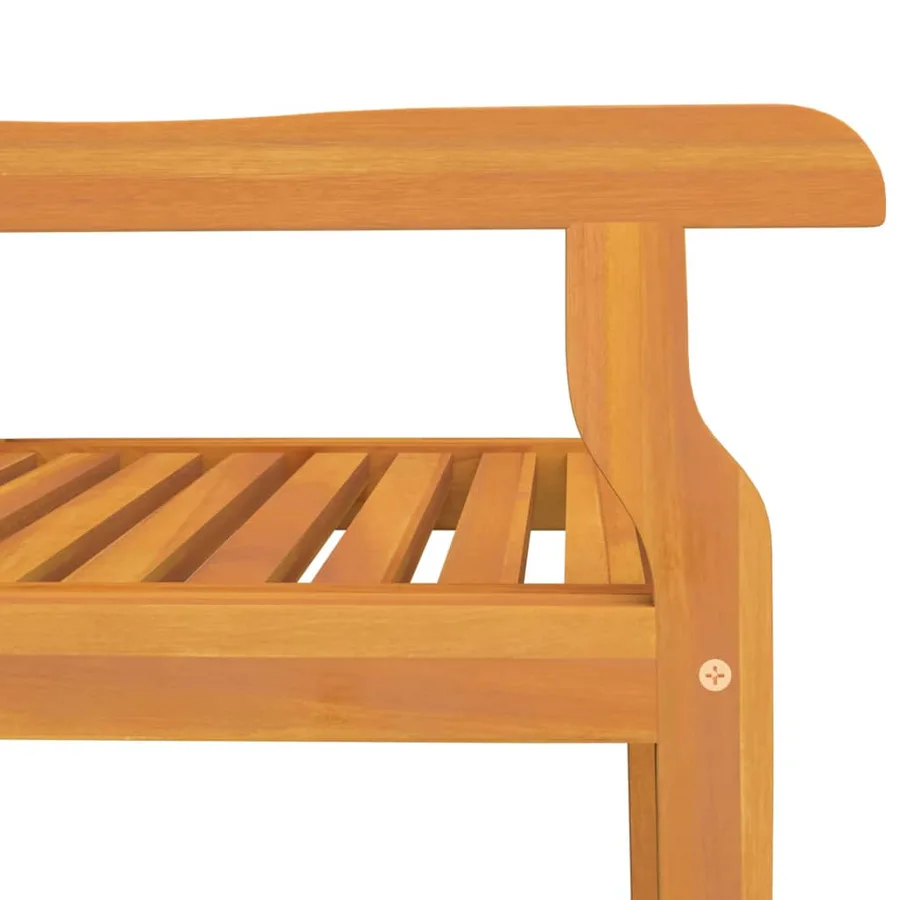 Chaises à manger d'extérieur lot de 3 Bois d'acacia massif - 6