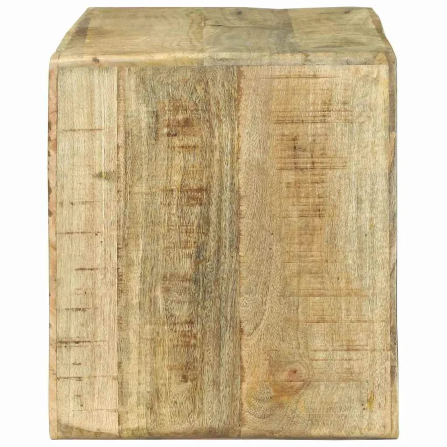 Meuble TV Marron 80 x 32 x 36 cm Bois de manguier massif - 4
