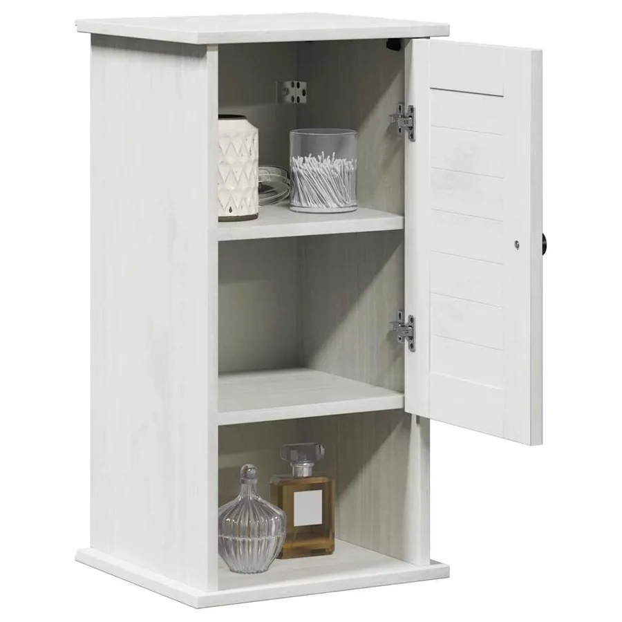 Armoire de salle de bain avec porte VIGO Blanc et Blanc Antique - 3