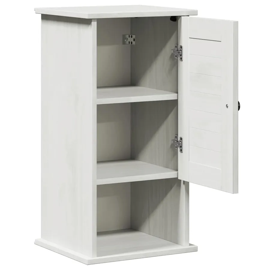 Armoire de salle de bain avec porte VIGO Blanc et Blanc Antique - 5