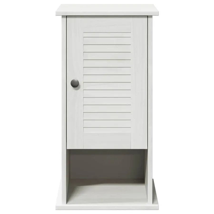 Armoire de salle de bain avec porte VIGO Blanc et Blanc Antique - 6