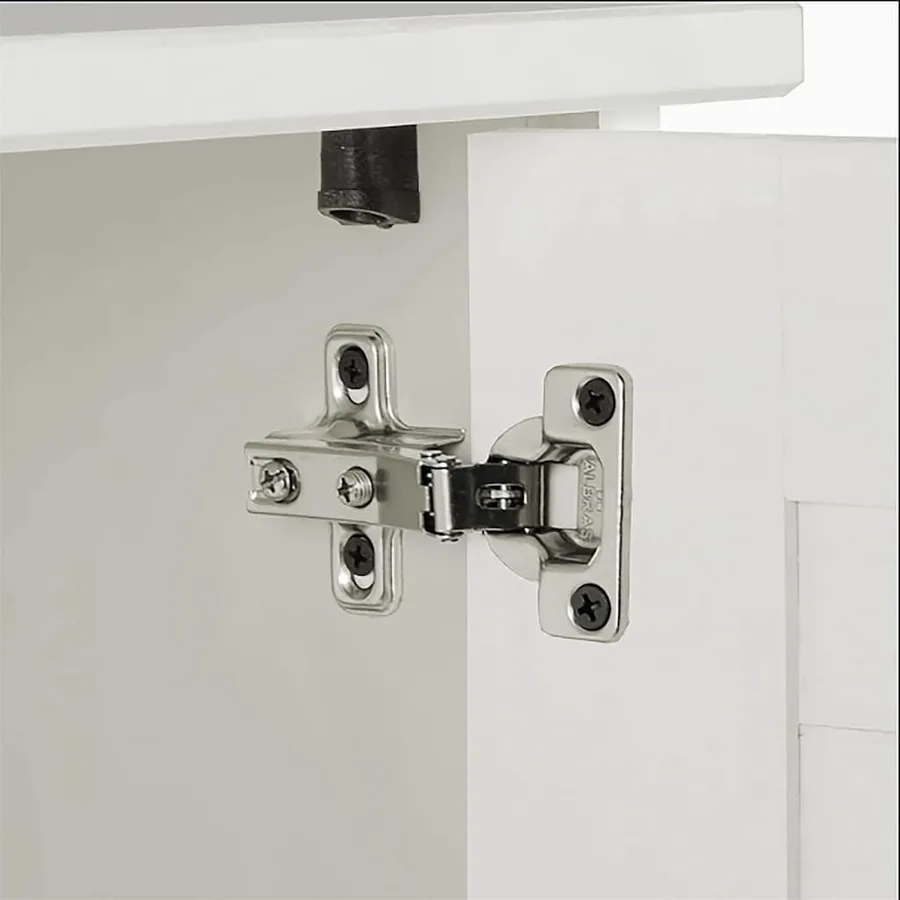 Armoire de salle de bain avec porte VIGO Blanc et Blanc Antique - 9