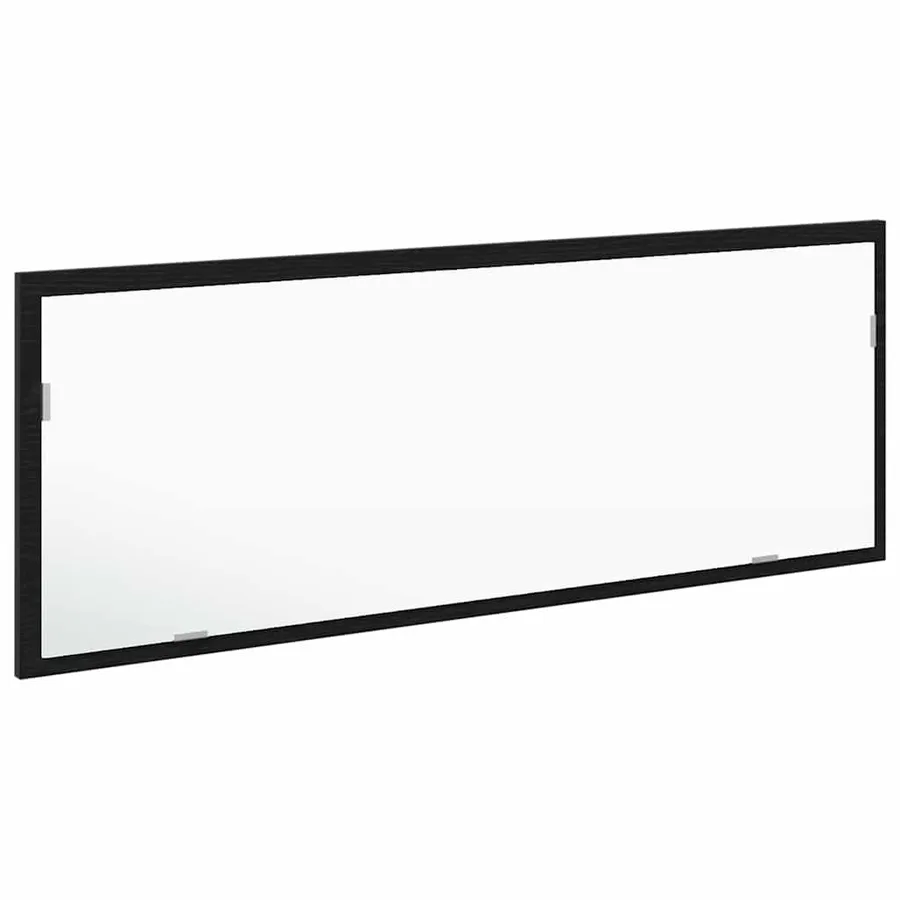 Miroir de salle de bain LED Chêne noir 100 x 8,5 x 37 cm Verre - 5