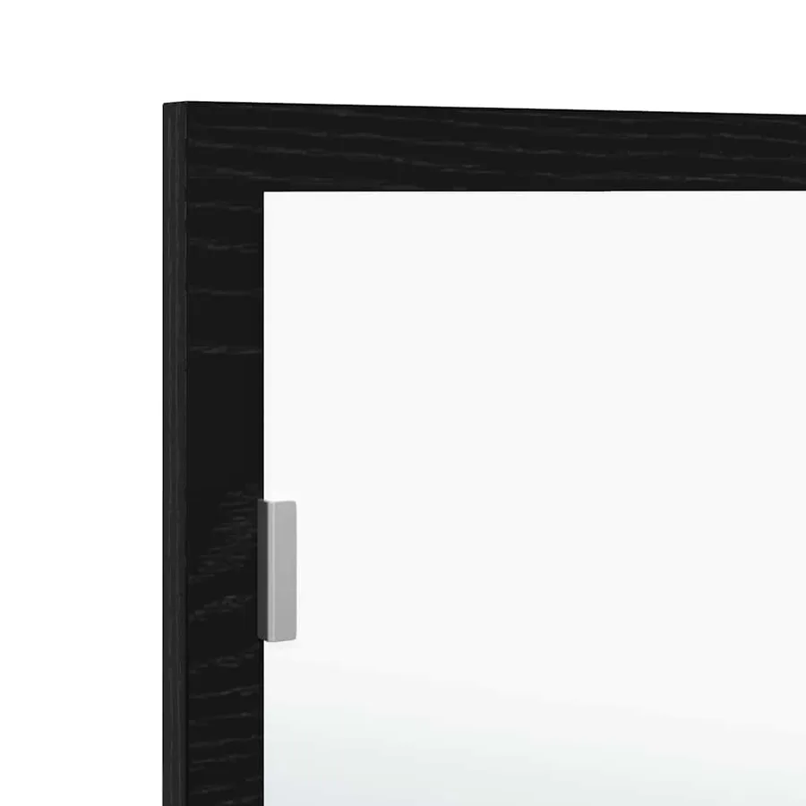 Miroir de salle de bain LED Chêne noir 100 x 8,5 x 37 cm Verre - 9