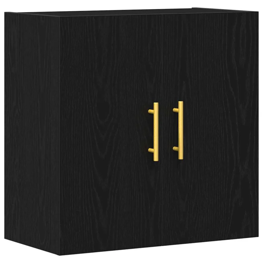 Meuble mural Chêne noir 60 x 31 x 70 cm Bois d'ingénierie - 2