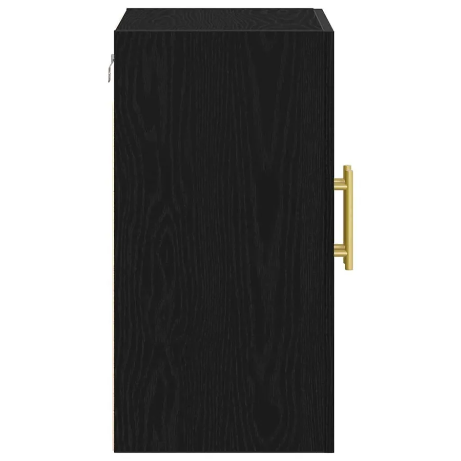 Meuble mural Chêne noir 60 x 31 x 70 cm Bois d'ingénierie - 6