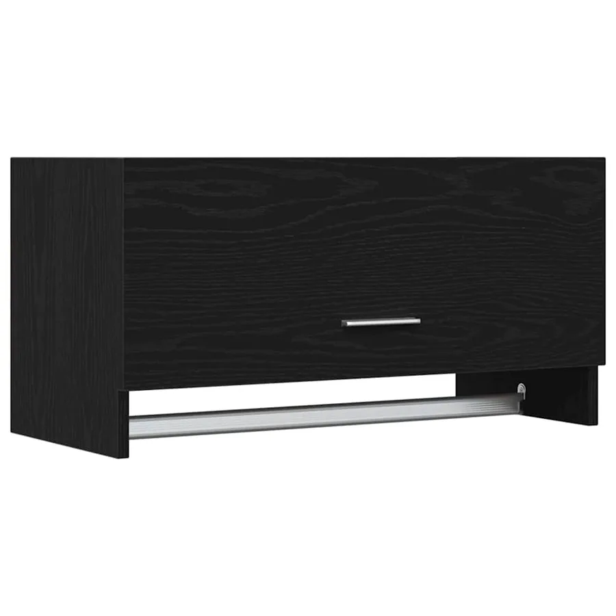 Armoire Chêne noir 70 x 32,5 x 35 cm Bois d'ingénierie - 2
