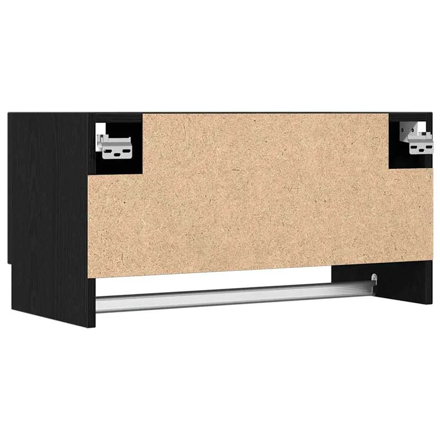 Armoire Chêne noir 70 x 32,5 x 35 cm Bois d'ingénierie - 7