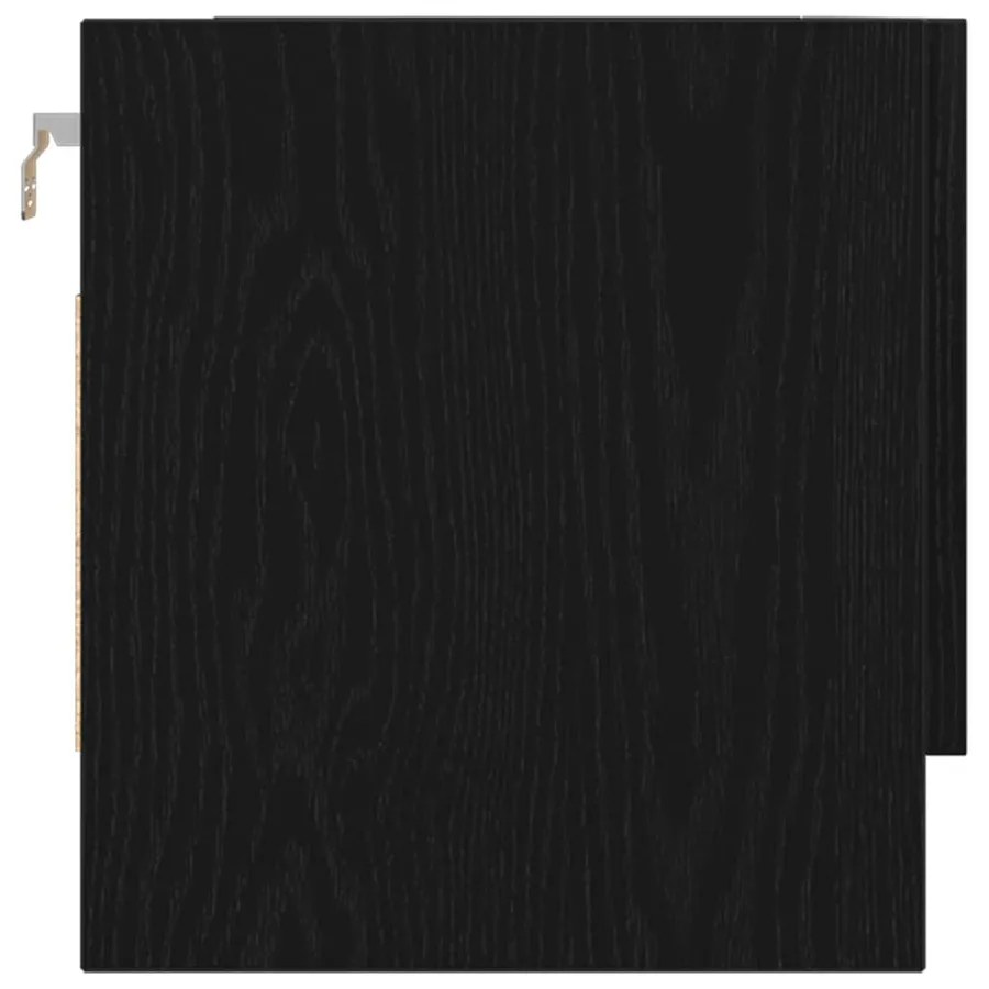Armoire Chêne noir 70 x 32,5 x 35 cm Bois d'ingénierie - 9
