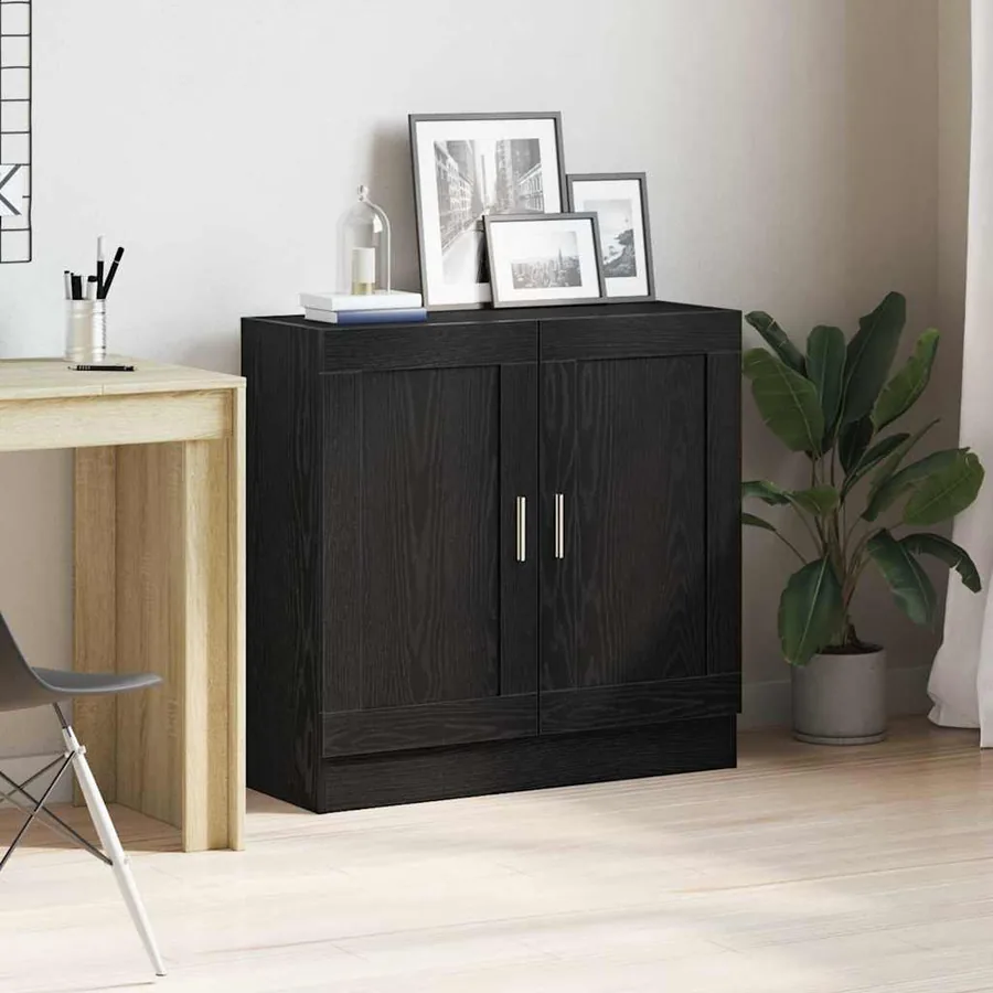 Bibliothèque Chêne noir 82,5 x 30,5 x 80 cm Bois d'ingénierie
