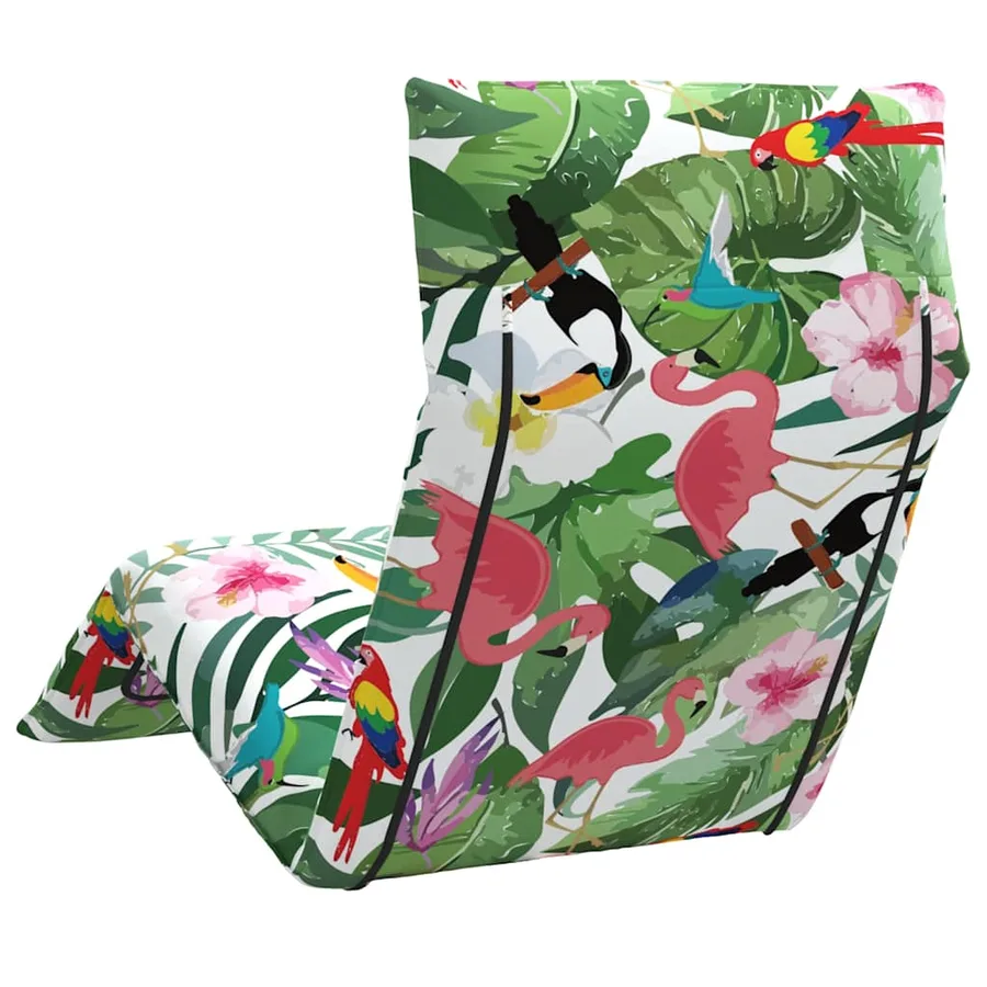 Transat pliant multicolore 175 x 54 x 8,5 cm tissu Oxford - 6