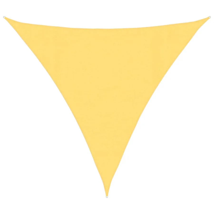 Voile d'ombrage 160 g/m² Beige 4x4x4 m PEHD - 2