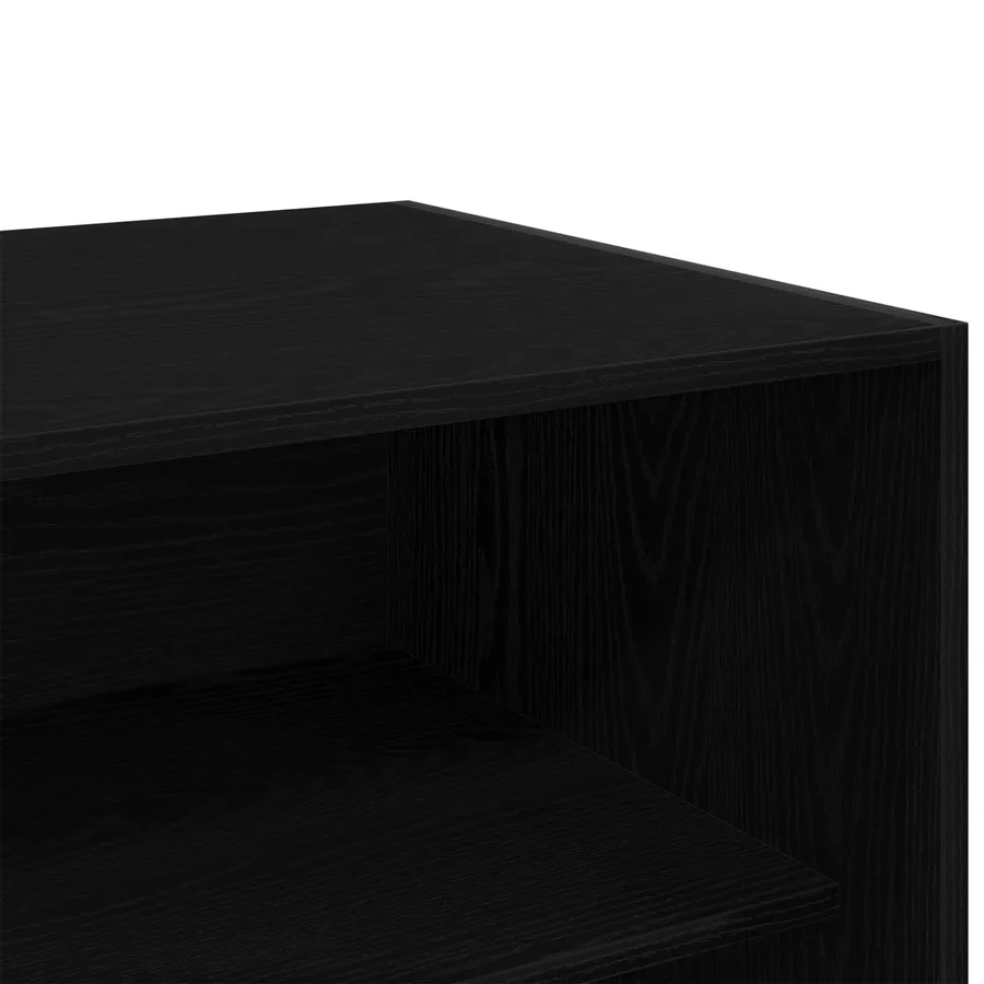 Armoire Chêne noir 100 x 50 x 200 cm Bois d'ingénierie - 9