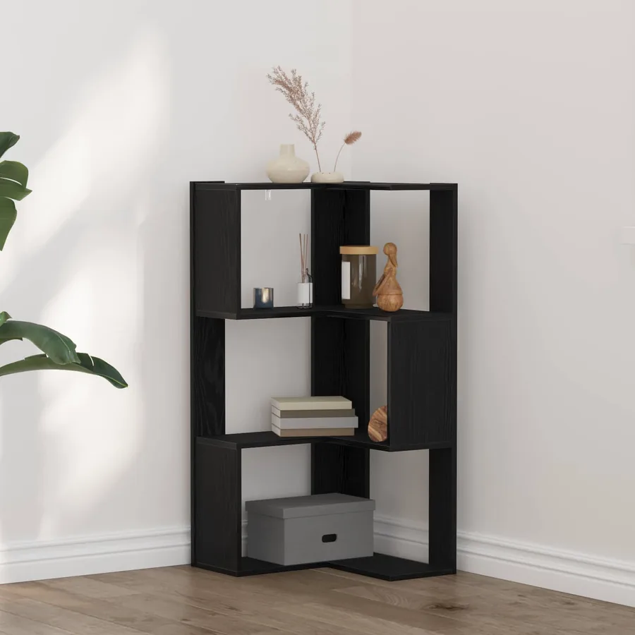 Bibliothèque Chêne noir 50 x 50 x 102 cm