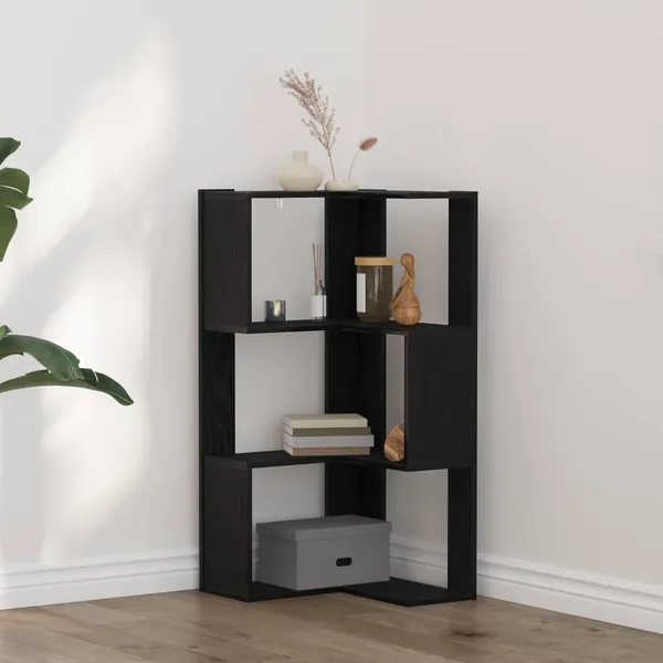 Bibliothèque Chêne noir 50 x 50 x 102 cm