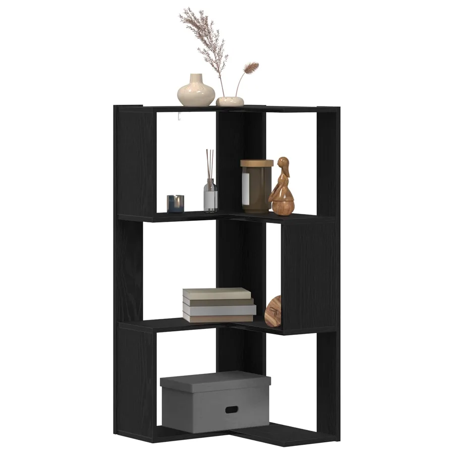 Bibliothèque Chêne noir 50 x 50 x 102 cm - 3