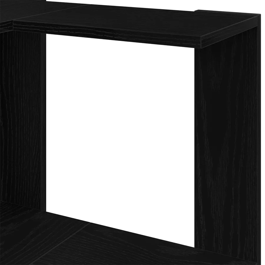 Bibliothèque Chêne noir 50 x 50 x 102 cm - 7