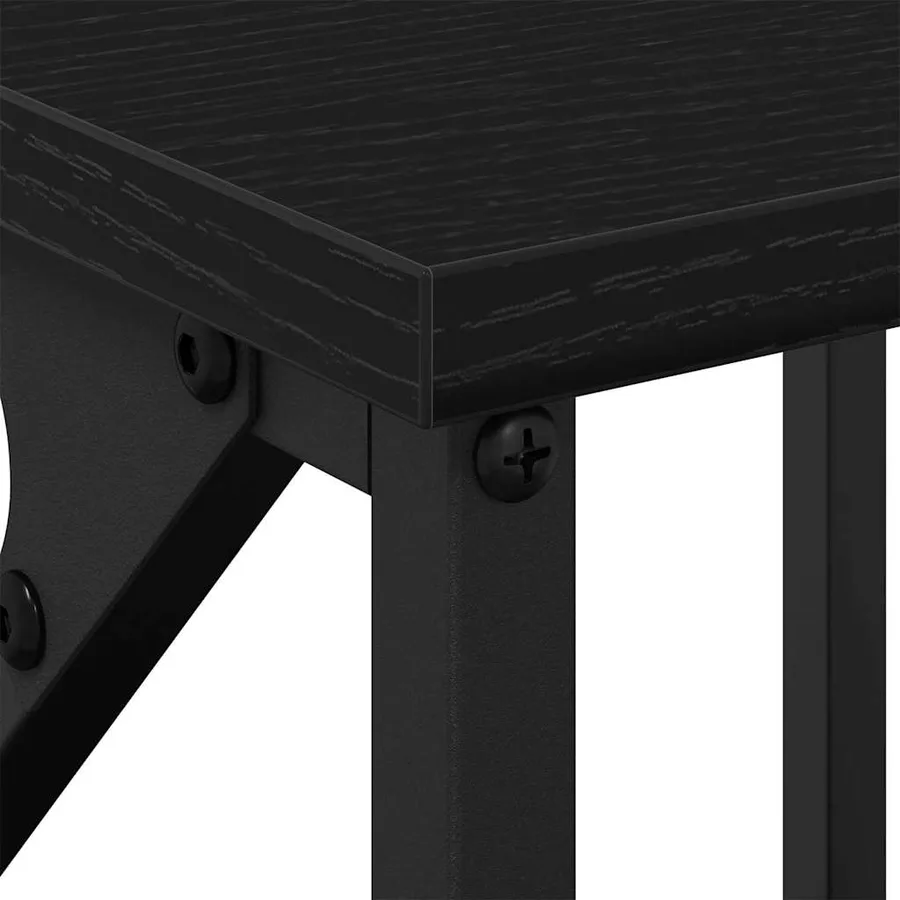 Cabinet de chevet 2 pcs Chêne noir 34 x 35,5 x 70 cm - 8