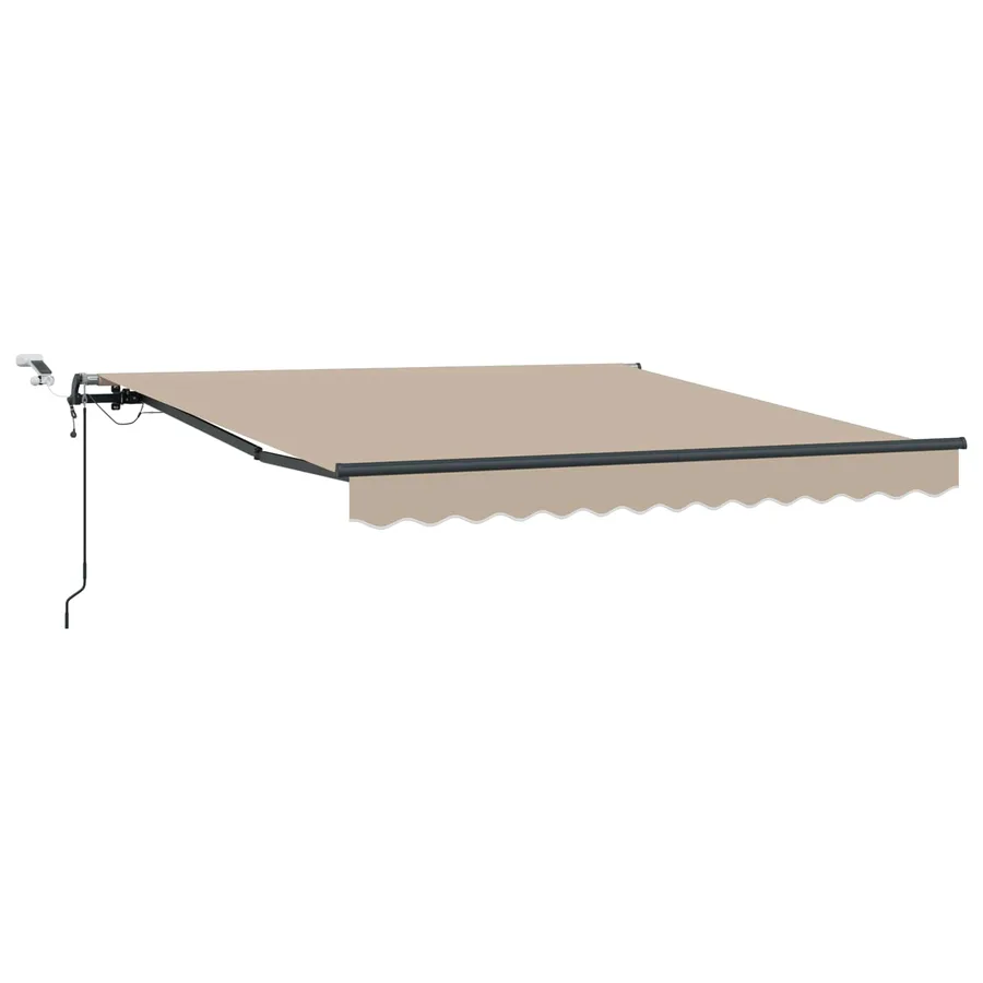 Auvent rétractable Beige 300 x 250 cm Polyester - 2