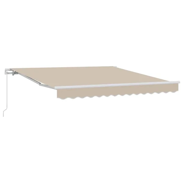 Auvent rétractable Beige 300 x 250 x 165 cm