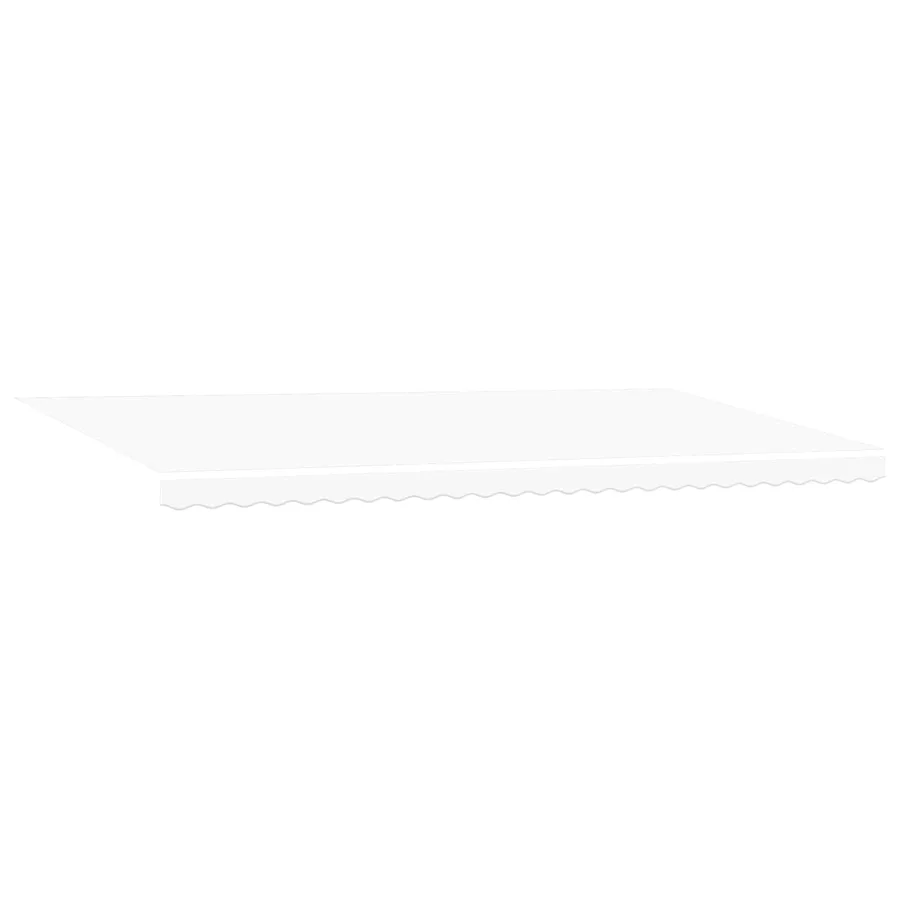 Auvent rétractable Blanc 600 × 300 cm Polyester et Aluminium - 4