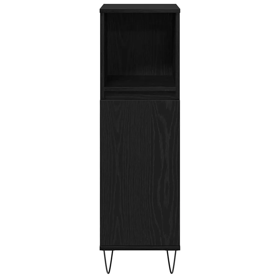 Ensemble de mobilier de salle de bain 3 pcs Chêne noir - 9
