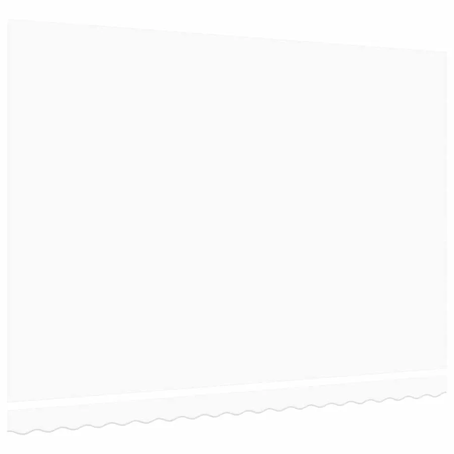 Toile de rechange pour auvent Blanc 4,5 × 3 m Polyester - 4